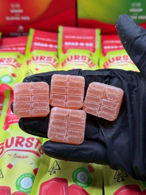 Sauce's 100mg Live Resin Infused Gummy Chews